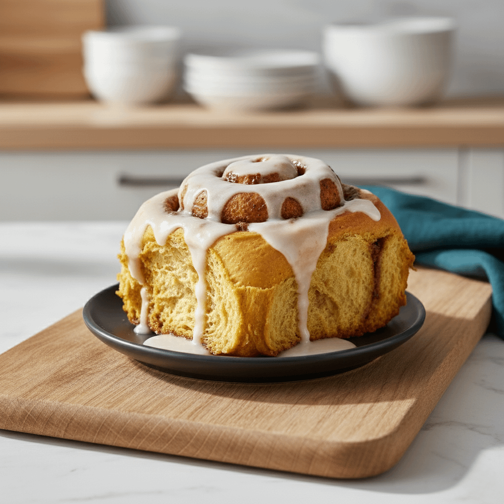 Overnight Pumpkin Spice Cinnamon Rolls