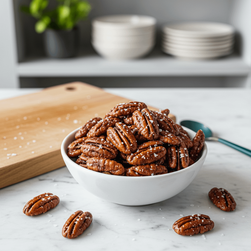 5-Minute Candied Pecans (or Walnuts)