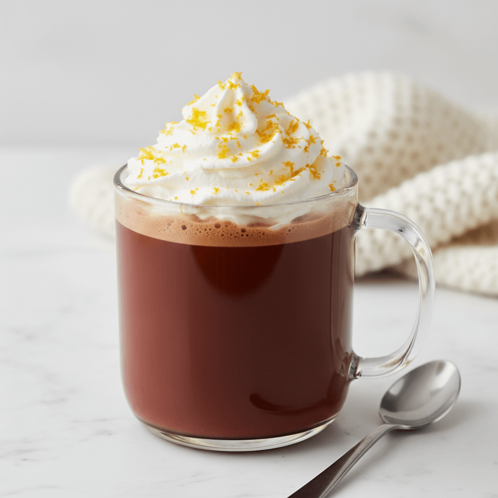 Spiced Orange Hot Chocolate