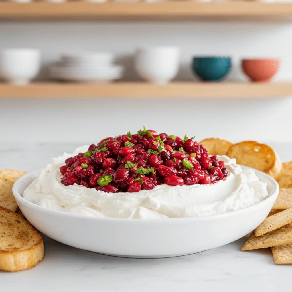 Cranberry-Jalapeño Whipped Feta Dip