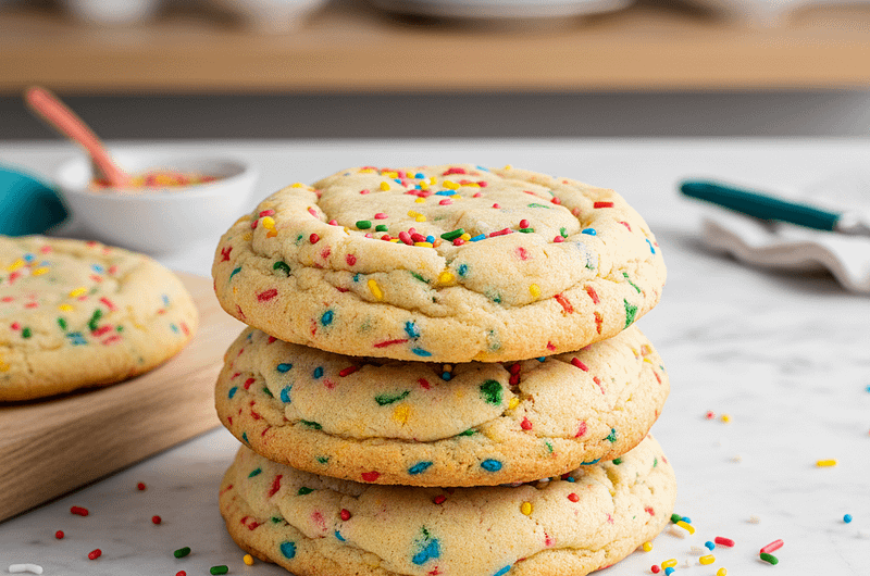 One-Bowl Chewy Funfetti Sugar Cookies